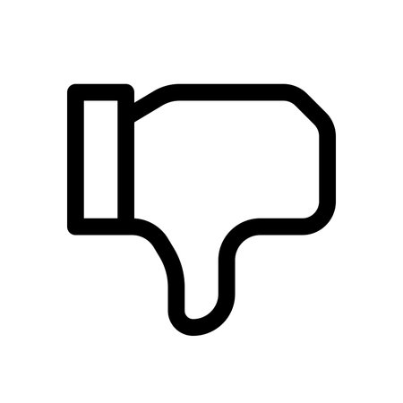 thumb downのイラスト素材