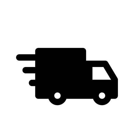 fast delivery truckのイラスト素材