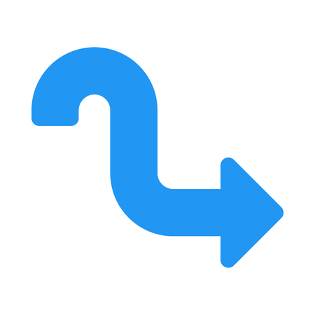 winding signのイラスト素材