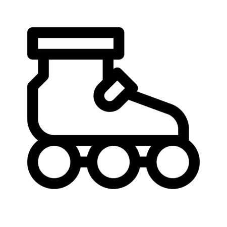 roller skatesのイラスト素材