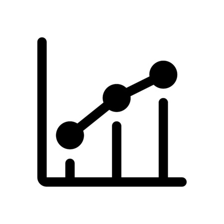 profit bar graphのイラスト素材
