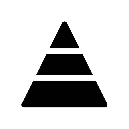 pyramid diagramのイラスト素材