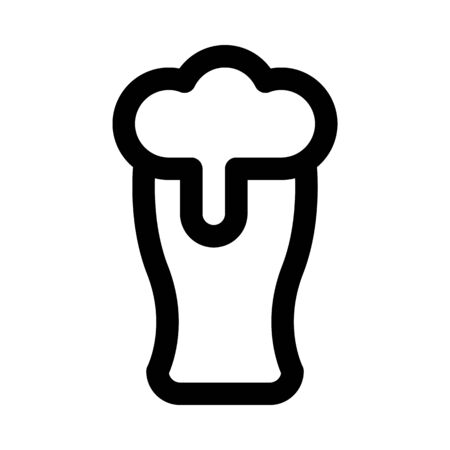 weizen beer glassのイラスト素材