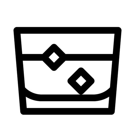 whiskey glassのイラスト素材