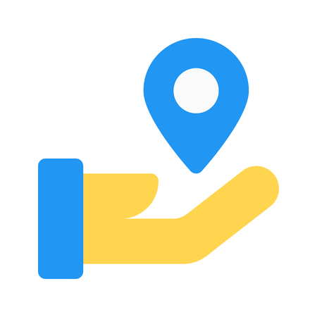 share locationのイラスト素材