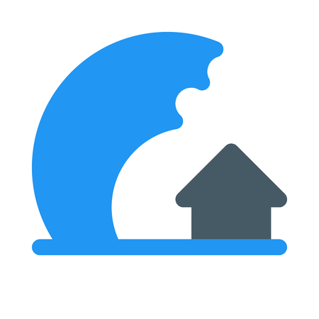 tsunamiのイラスト素材