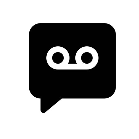 voice messageのイラスト素材