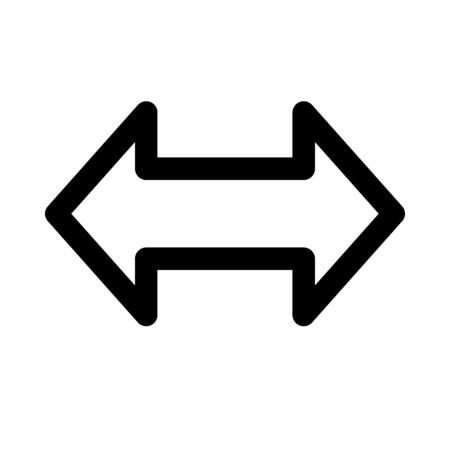 back and forth arrowのイラスト素材