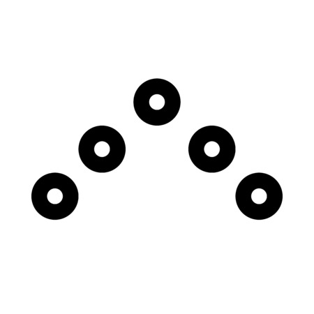 dotted arrowのイラスト素材