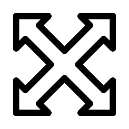 enlarge symbolのイラスト素材