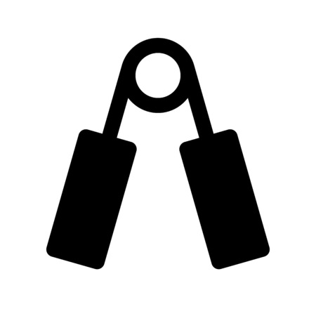 hand gripperのイラスト素材