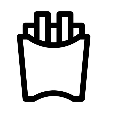 potato friesのイラスト素材