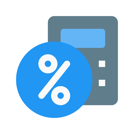 discount calculatorのイラスト素材
