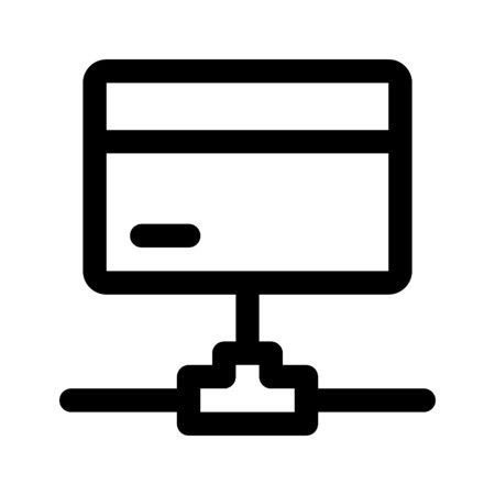 credit card connectionのイラスト素材