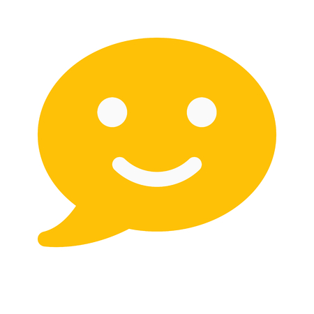 smiley chatのイラスト素材