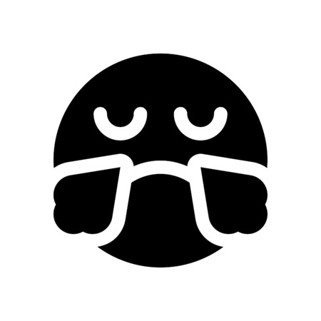 emoji with steam from noseのイラスト素材
