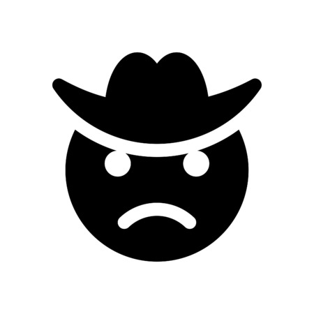 sad cowboyのイラスト素材