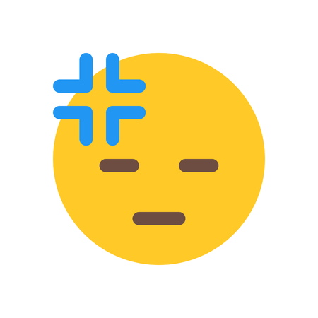 very tired emojiのイラスト素材