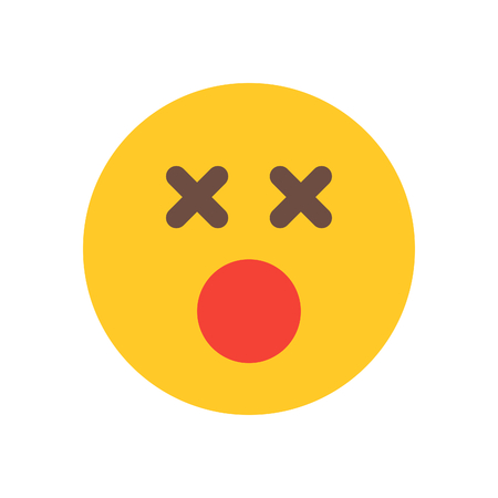 dizzy faceのイラスト素材