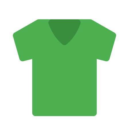 V-neck t-shirt icon.のイラスト素材