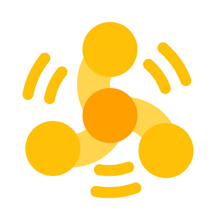 Fidget spinner icon.のイラスト素材