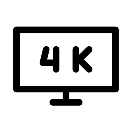 High dynamic range tv icon.のイラスト素材