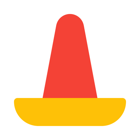 Mexican hat icon.のイラスト素材