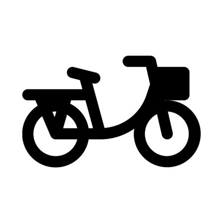 City bicycle iconのイラスト素材