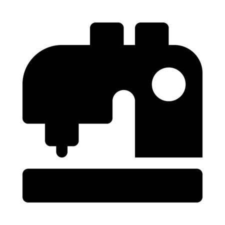 Sewing machine iconのイラスト素材