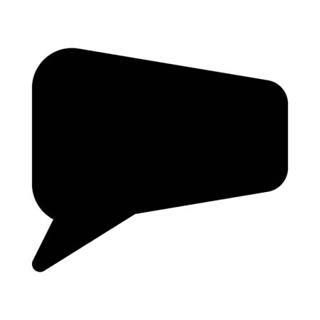 chat bubble messageのイラスト素材