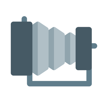 vintage camera modelのイラスト素材