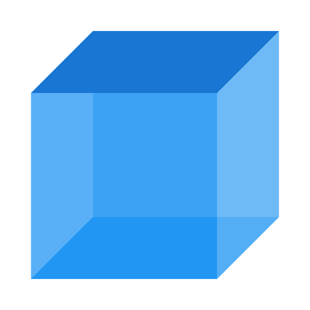 Cube shape boxのイラスト素材
