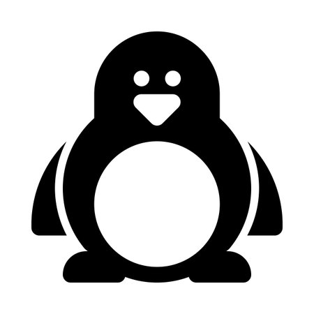 Penguin icon illustration.のイラスト素材