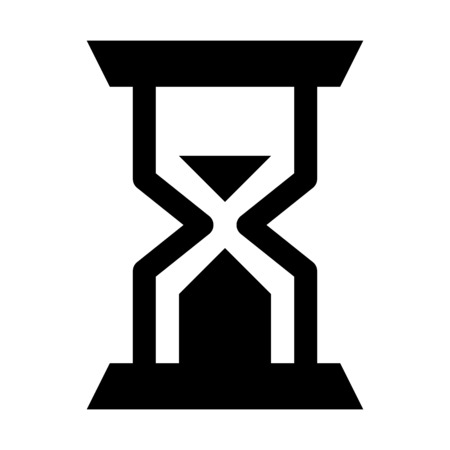 sand timerのイラスト素材