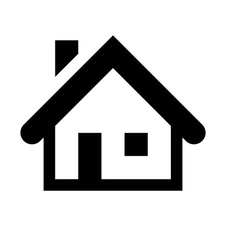 Residence, place to live illustration on plain background.のイラスト素材
