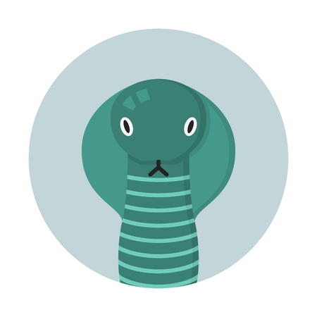 Snake, carnivorous reptilesのイラスト素材