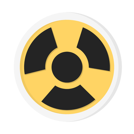 biohazard symbol Vector illustration.のイラスト素材