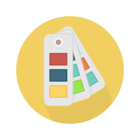 pantone paletteのイラスト素材