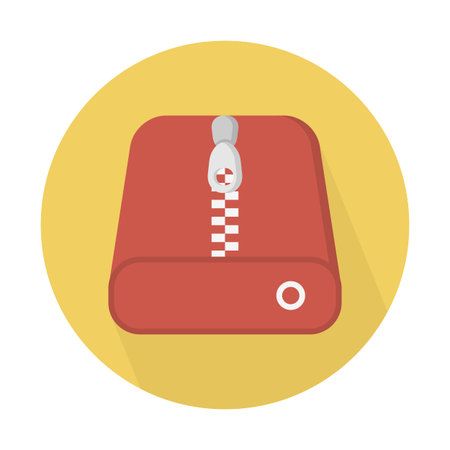 Compress zipped storageのイラスト素材