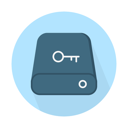Password protected driveのイラスト素材