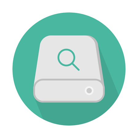 Search disk driveのイラスト素材