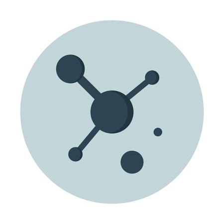 infectious virus in circle background. Vector illustration.のイラスト素材
