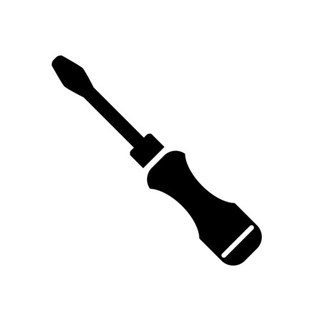 Screwdriver repair toolのイラスト素材