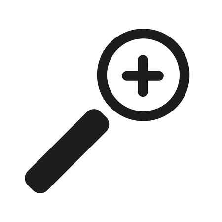 Zoom in or enlargeのイラスト素材