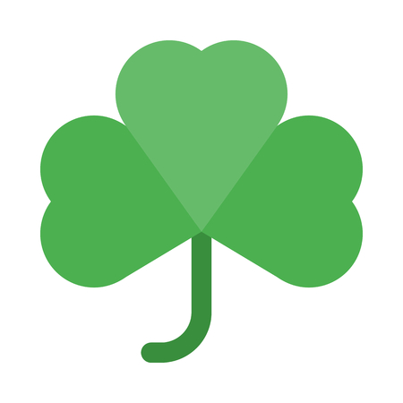 Cloverleaf plant stemのイラスト素材