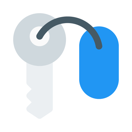 Hotel room keyのイラスト素材