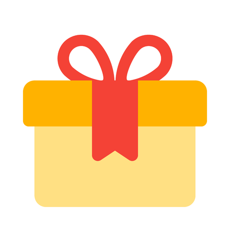 Xmas gift wrappedのイラスト素材
