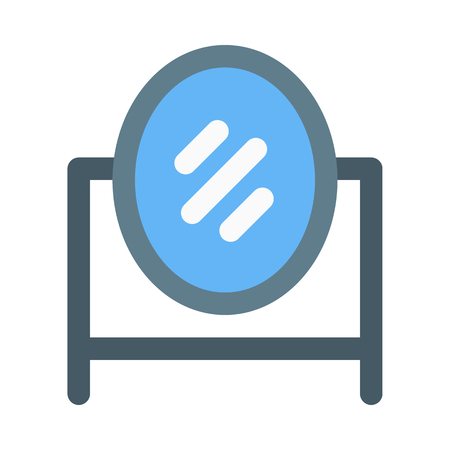 Fancy small mirrorのイラスト素材