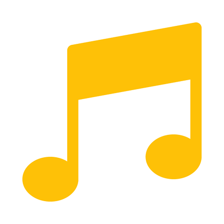 Beam music noteのイラスト素材