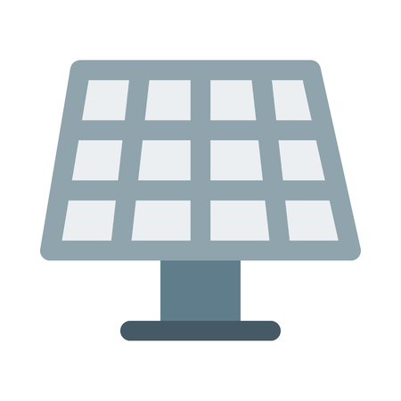 Photovoltaic solar panelのイラスト素材